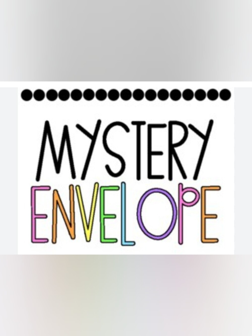 Mystery Box Or Envelope . $100.00 Many items are new. More Tha